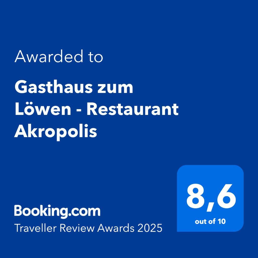 Gasthaus Zum Loewen - Restaurant Akropolis Hausach Exteriör bild